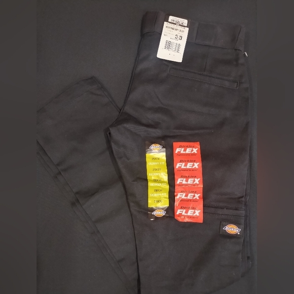 Dickies Black Flex Trousers - Picture 1 of 4